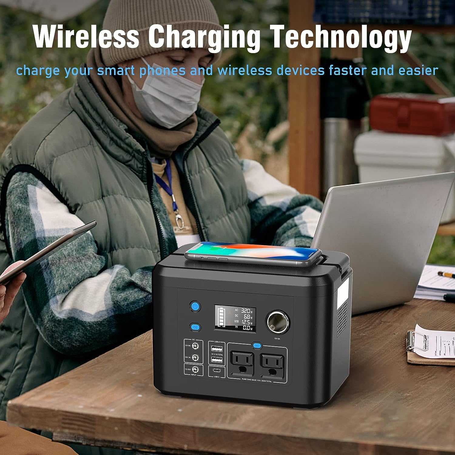 Powkey 260Wh Solar Generator Review Emergency Solar Chargers