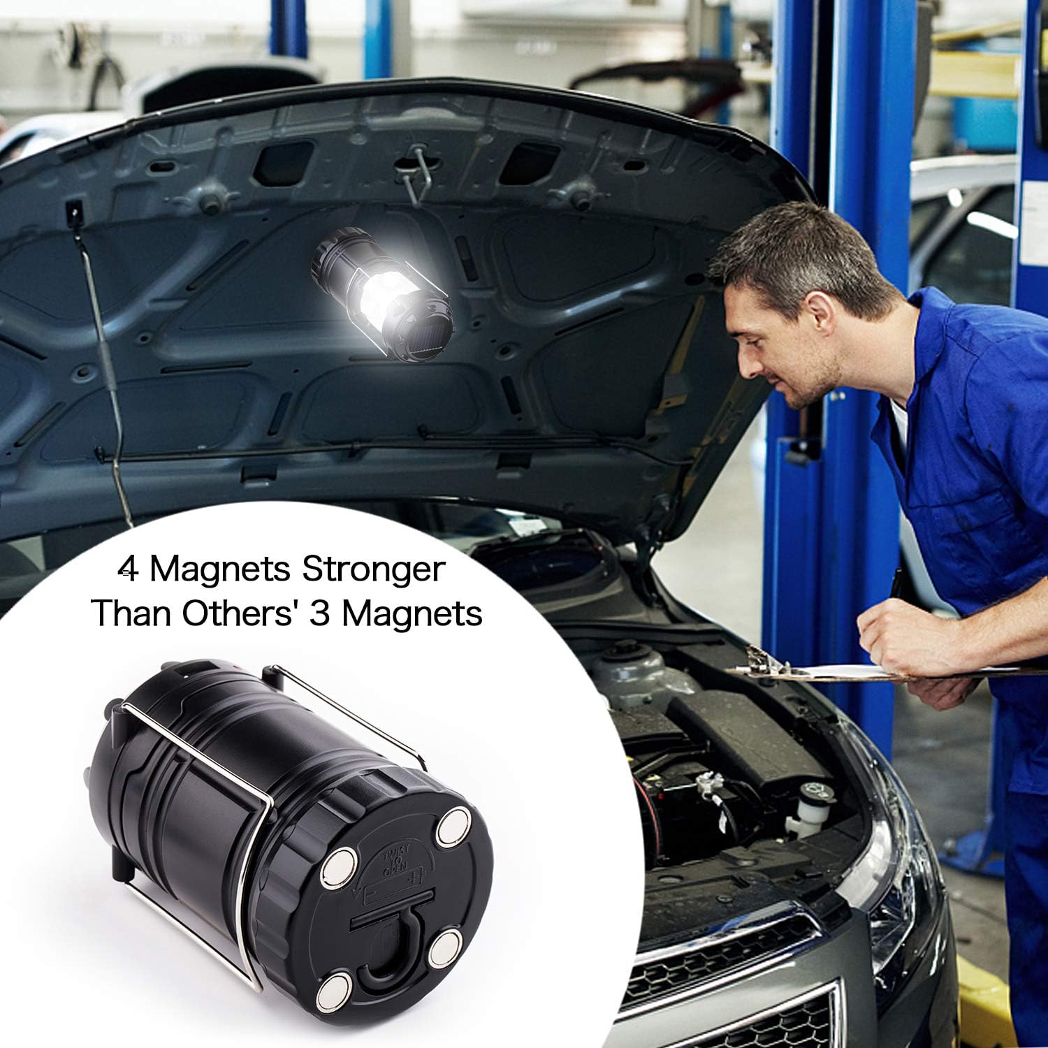 TANSOREN Camping Lantern Flashlight Review Emergency Solar Chargers