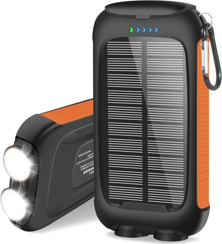 Kepswin Solar-Power-Bank-Portable-Charger-38800mAh Solar Phone Charger Battery Pack with LED Flashlight/USB C Waterproof External Backup Solar Powered Charger Compatible for Outdoor, Camping, Travel Kepswin Solar-Power-Bank-Portable-Charger-38800mAh Solar Phone Charger Battery Pack with LED Flashlight/USB C Waterproof External Backup Solar Powered Charger Compatible for Outdoor, Camping, Travel