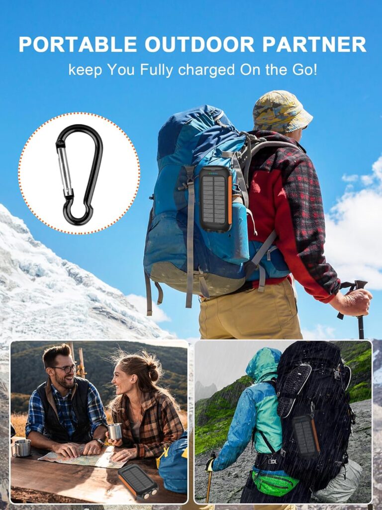 Kepswin Solar-Power-Bank-Portable-Charger-38800mAh Solar Phone Charger Battery Pack with LED Flashlight/USB C Waterproof External Backup Solar Powered Charger Compatible for Outdoor, Camping, Travel Kepswin Solar-Power-Bank-Portable-Charger-38800mAh Solar Phone Charger Battery Pack with LED Flashlight/USB C Waterproof External Backup Solar Powered Charger Compatible for Outdoor, Camping, Travel