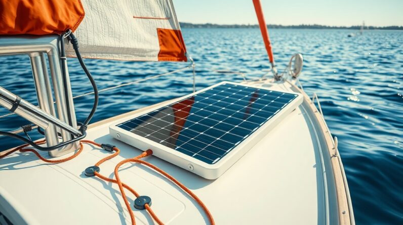 Solar Charger For A Sailboat