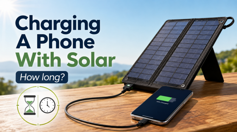 Charging A Phone With Solar - How long