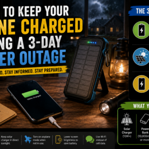 How to Keep Your Phone Charged During a 3-Day Power Outage