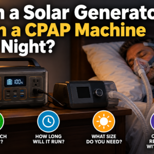 Can a Solar Generator Run a CPAP Machine